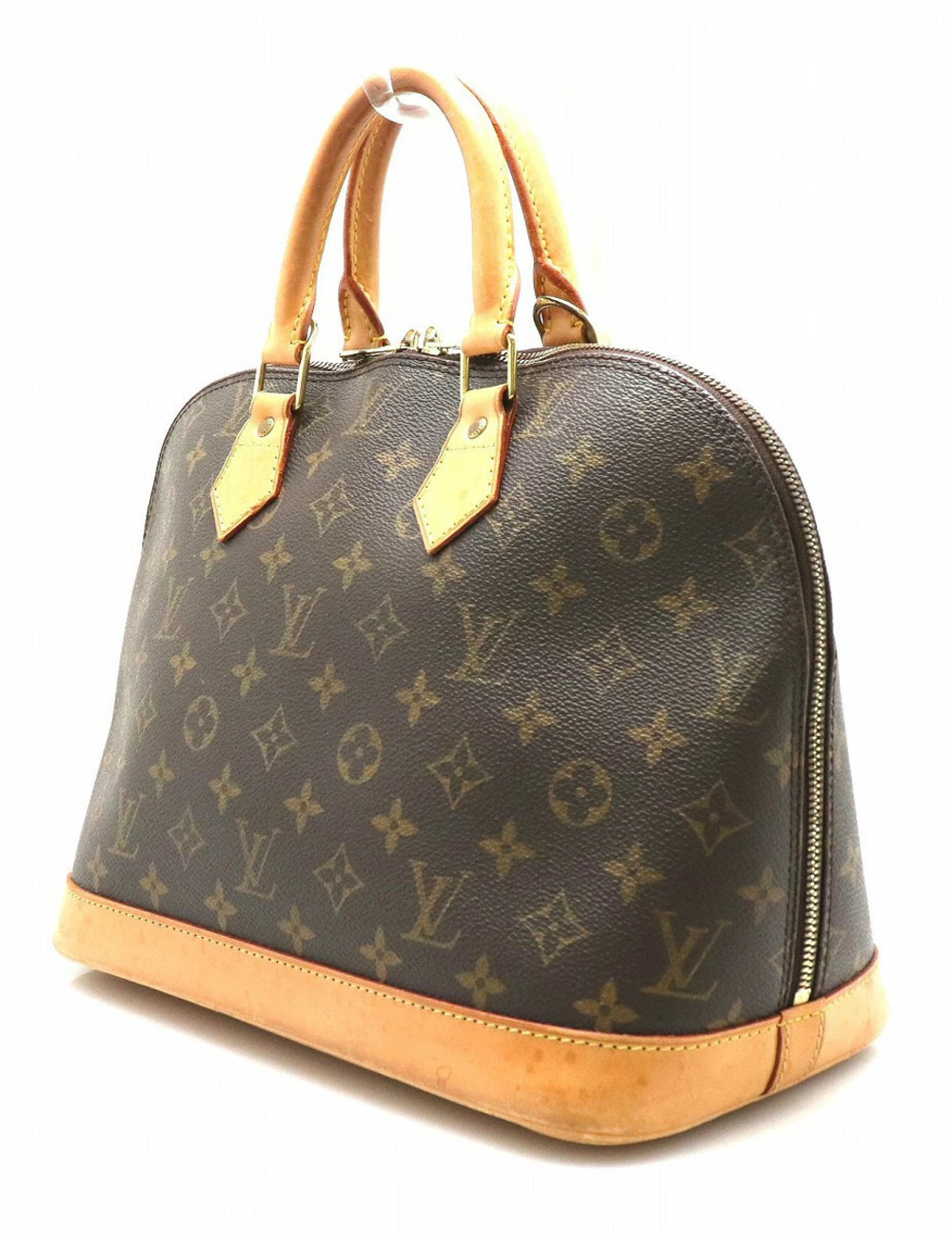 Louis Vuitton Monogram s Alma Handbag Brown